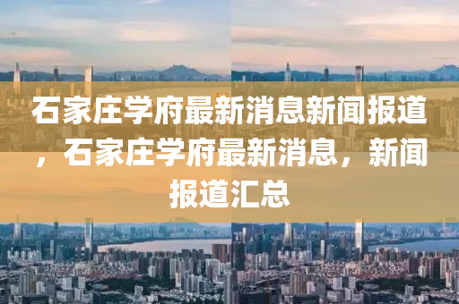石家莊信陽宸信網(wǎng)絡(luò)科技有限公司學(xué)府最新消息新聞報道，石家莊學(xué)府最新消息，新聞報道匯總