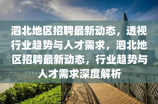 泗北地區(qū)招聘最新動態(tài)，透視行業(yè)趨勢與人才需求，泗北地區(qū)招聘最新動態(tài)，行業(yè)趨勢與人信陽宸信網(wǎng)絡(luò)科技有限公司才需求深度解析