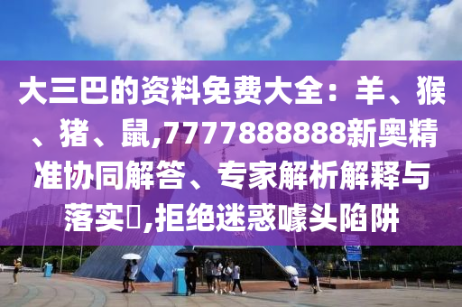 大三巴的資料免費大全：羊、猴、豬、鼠,7777888888信陽宸信網(wǎng)絡(luò)科技有限公司新奧精準(zhǔn)協(xié)同解答、專家解析解釋與落實?,拒絕迷惑噱頭陷阱
