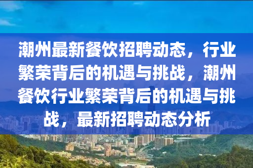 潮州最新餐飲招聘動態(tài)，行業(yè)繁榮背后的機(jī)遇與挑戰(zhàn)，潮州餐飲行業(yè)繁榮背后的機(jī)遇與挑戰(zhàn)，最新招聘動態(tài)分析信陽宸信網(wǎng)絡(luò)科技有限公司