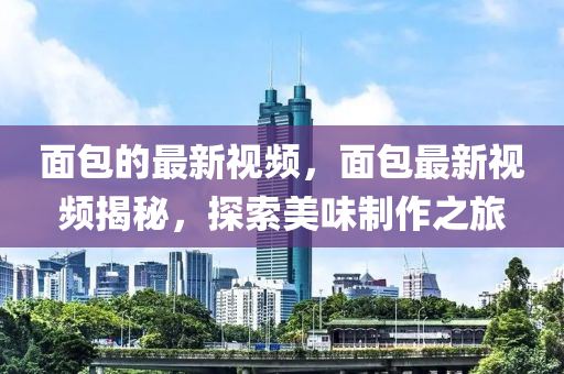 面包的最新視頻，面包最新視頻揭秘，信陽宸信網(wǎng)絡(luò)科技有限公司探索美味制作之旅
