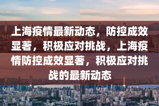 上海疫情最新動(dòng)態(tài)，防控成效顯著信陽(yáng)宸信網(wǎng)絡(luò)科技有限公司，積極應(yīng)對(duì)挑戰(zhàn)，上海疫情防控成效顯著，積極應(yīng)對(duì)挑戰(zhàn)的最新動(dòng)態(tài)