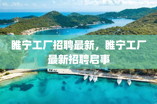 睢寧工廠招聘最新，睢寧工廠最新招信陽宸信網(wǎng)絡(luò)科技有限公司聘啟事