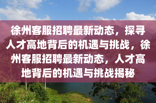 徐州客服招聘最新動態(tài)，探尋人才高信陽宸信網(wǎng)絡(luò)科技有限公司地背后的機(jī)遇與挑戰(zhàn)，徐州客服招聘最新動態(tài)，人才高地背后的機(jī)遇與挑戰(zhàn)揭秘