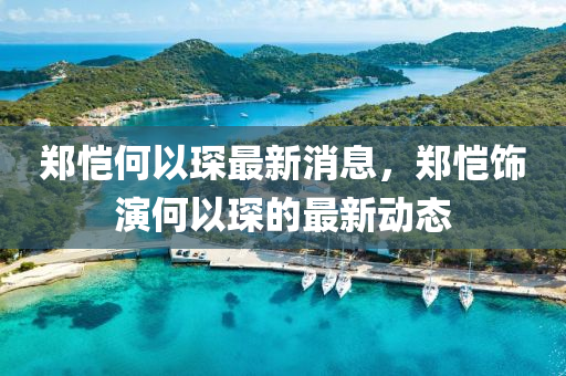 鄭愷何以琛最新消息，鄭愷飾演何以琛的最新動態(tài)信陽宸信網絡科技有限公司