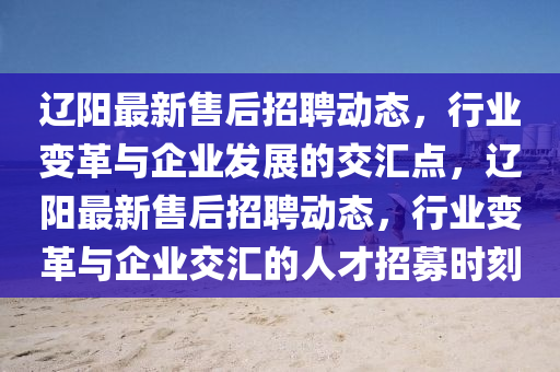 遼陽(yáng)最新售后招聘動(dòng)態(tài)，行業(yè)變革與企業(yè)發(fā)展的交匯點(diǎn)，遼陽(yáng)最新售后招聘動(dòng)態(tài)，行業(yè)變革與企業(yè)交匯的人才招募時(shí)刻信陽(yáng)宸信網(wǎng)絡(luò)科技有限公司
