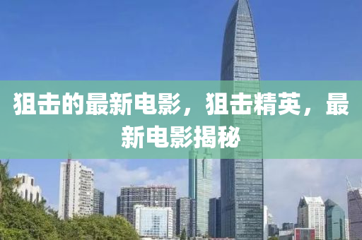 狙擊的最新電影，狙擊信陽宸信網(wǎng)絡(luò)科技有限公司精英，最新電影揭秘