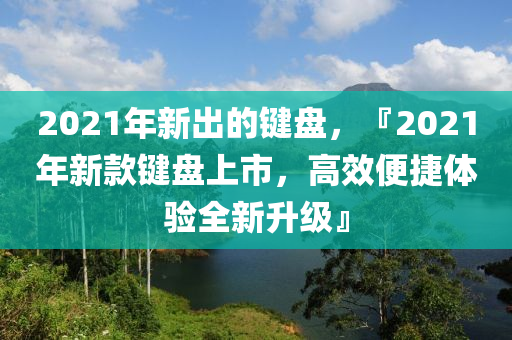 2021年新出的鍵盤，『2021信陽(yáng)宸信網(wǎng)絡(luò)科技有限公司年新款鍵盤上市，高效便捷體驗(yàn)全新升級(jí)』