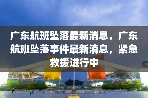 廣東航班墜落最新消息，廣東航班墜落事件最新消息，緊急救援進(jìn)行中信陽(yáng)宸信網(wǎng)絡(luò)科技有限公司