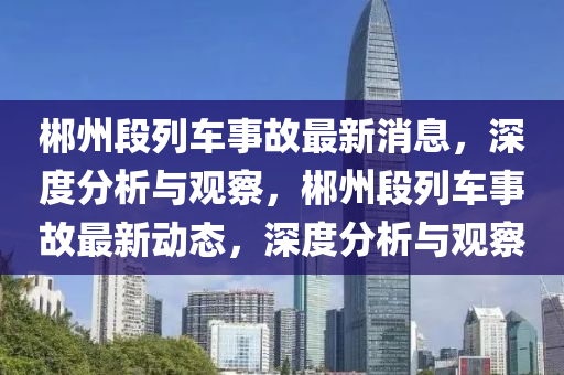 郴州段列車事故最新消息，深度分析與觀察，郴州段列車事故最新動態(tài)，深度分析與觀察信陽宸信網(wǎng)絡(luò)科技有限公司