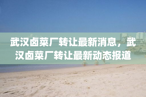 武漢鹵菜廠(chǎng)轉(zhuǎn)讓最新消息，武漢鹵菜廠(chǎng)轉(zhuǎn)讓最新動(dòng)態(tài)報(bào)道信陽(yáng)宸信網(wǎng)絡(luò)科技有限公司